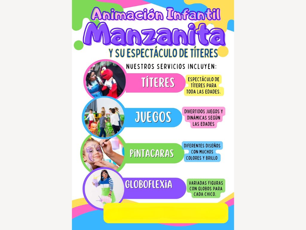 Manzanita y Sus Títeres - Animacion Infantil